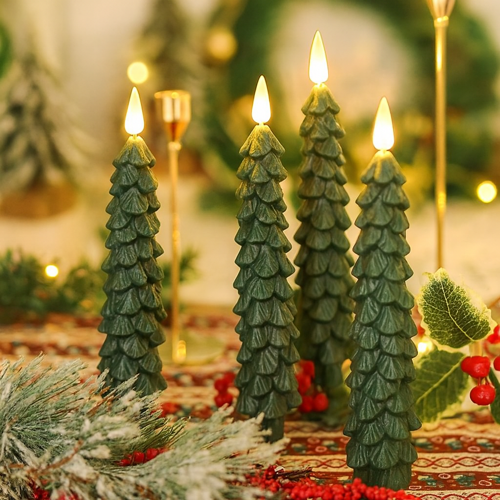 Elleria™ - Flameless Taper Candles